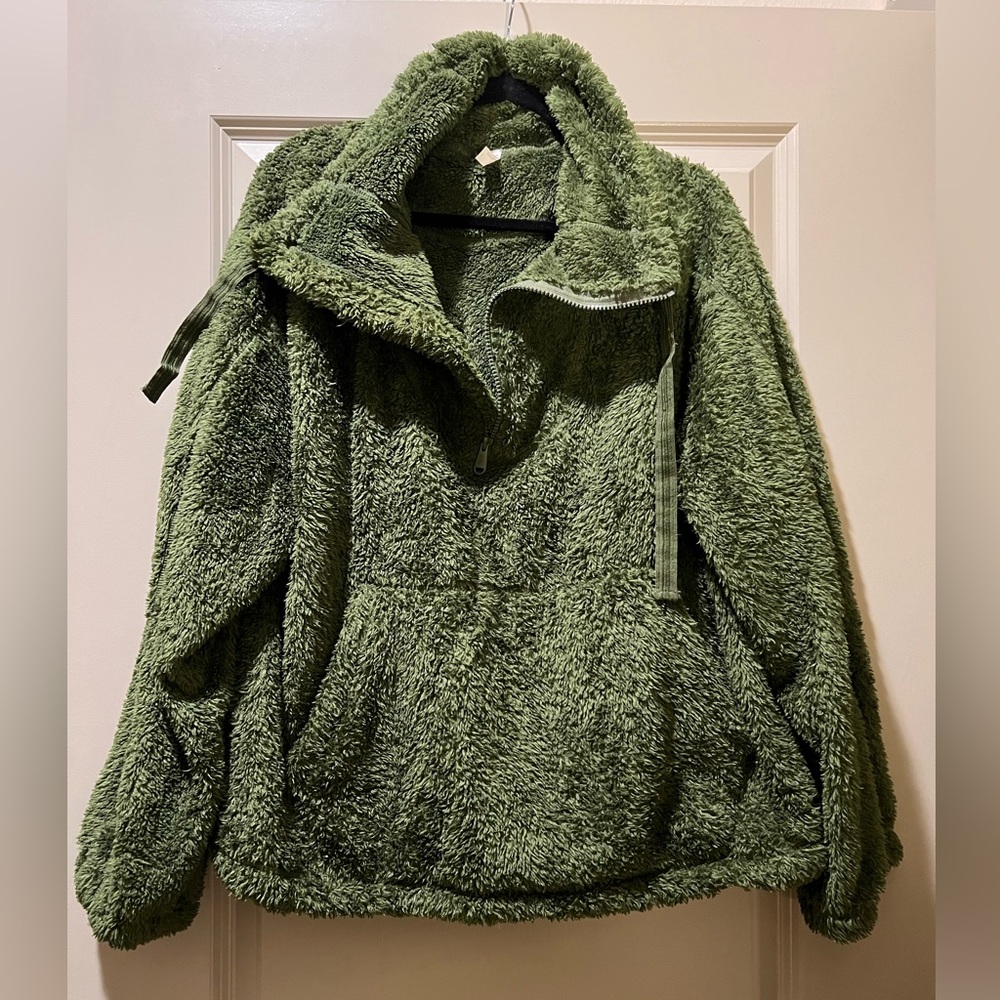 Free People Movement Shaggy Cropped Fleece